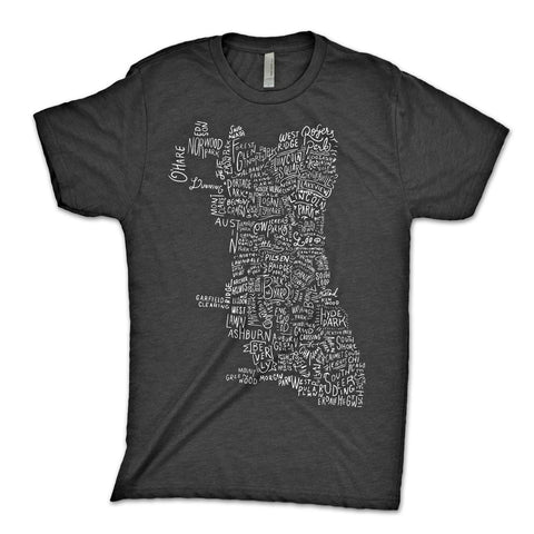 Chicago Neighborhoods T-shirt
