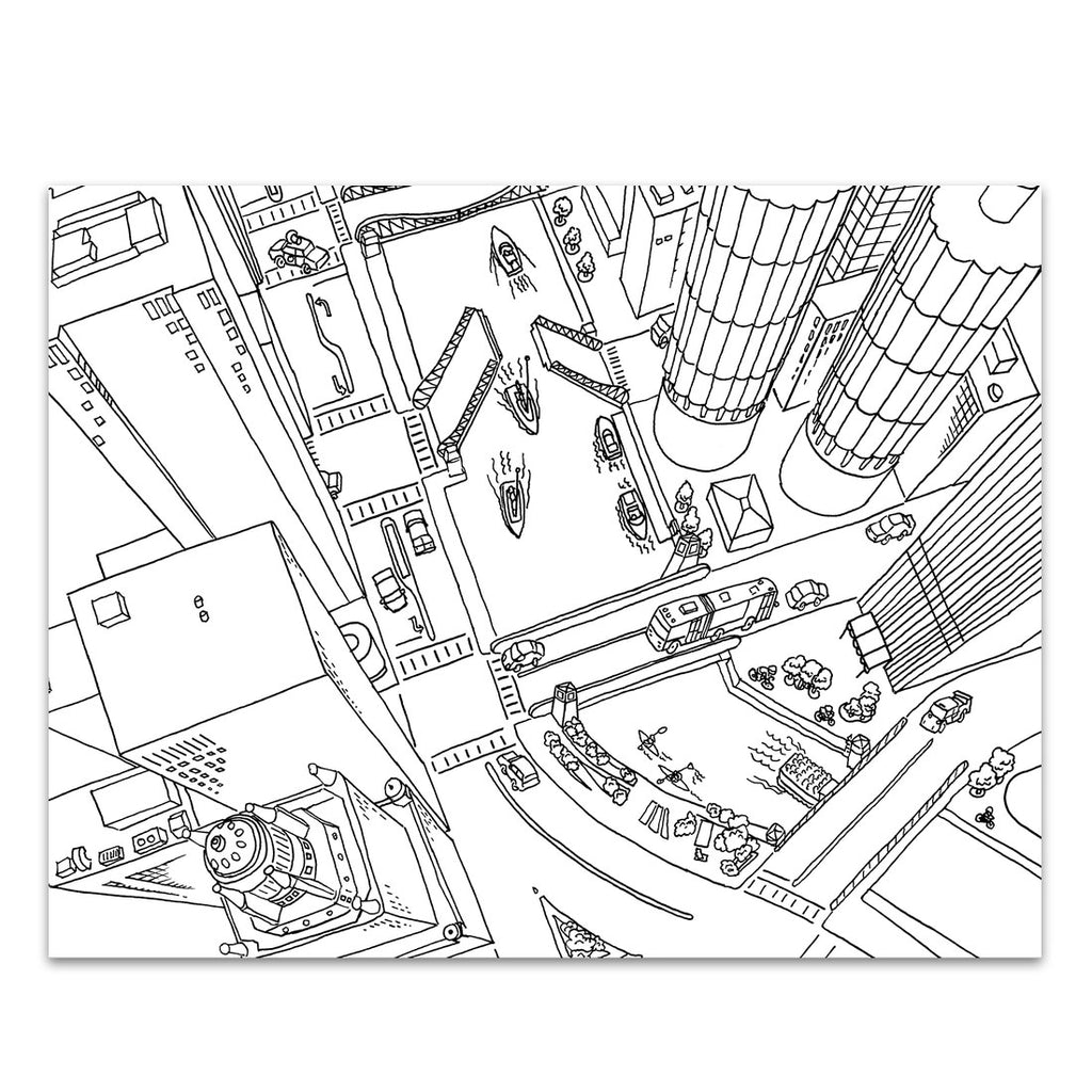 Colorful Chicago Coloring Book CAC Design Store colorful-chicago-coloring-book-cac-design-store