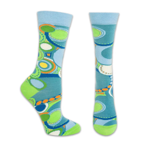 Frank Lloyd Wright Imperial Carving Socks in Blue