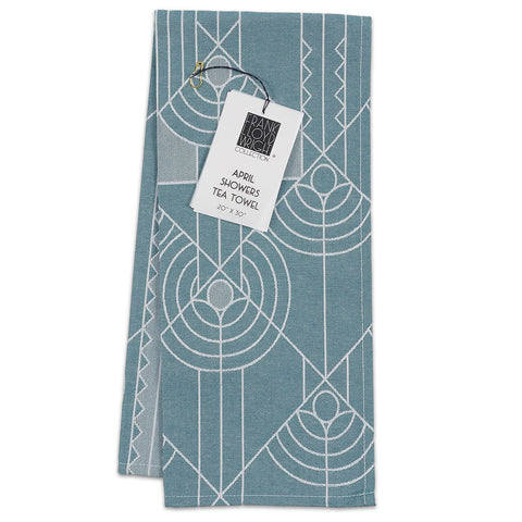 Frank Lloyd Wright April Showers Tea Towel