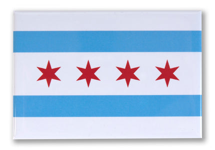 Chicago Flag Magnet