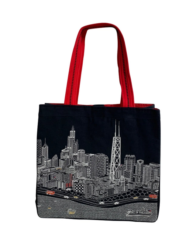 Chicago Tote Bag- Night