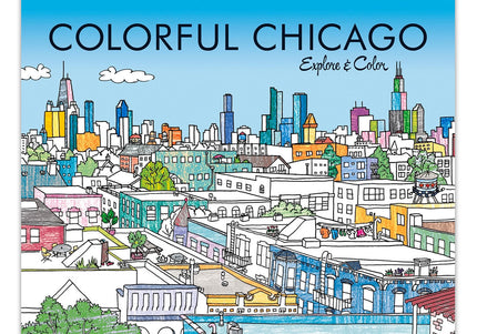 Colorful Chicago Coloring Book