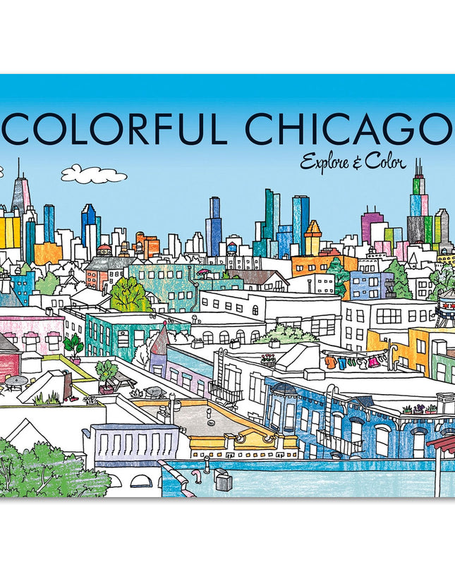 Colorful Chicago Coloring Book