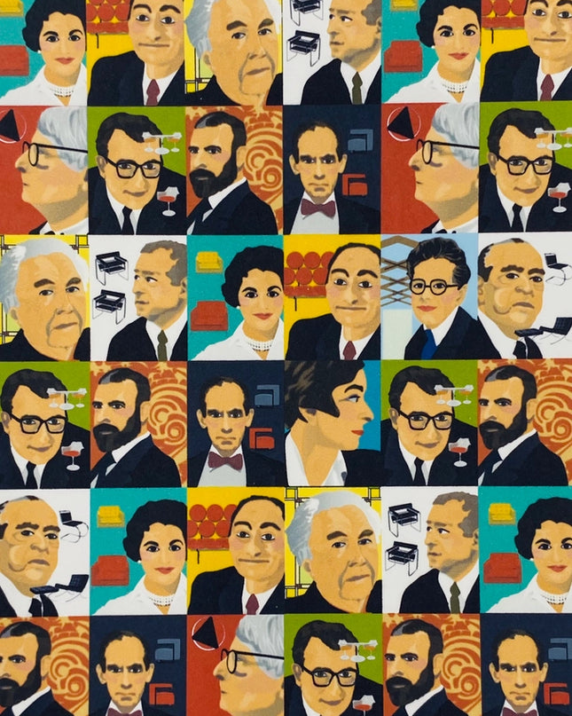 Architects Collage Boxed Note Cards