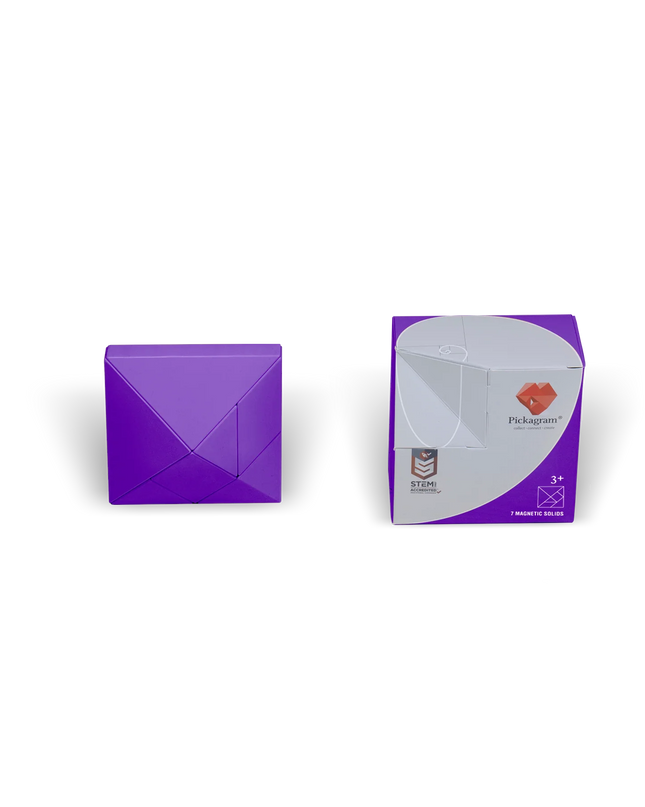 Pickagram 3D Art Puzzle - Purple