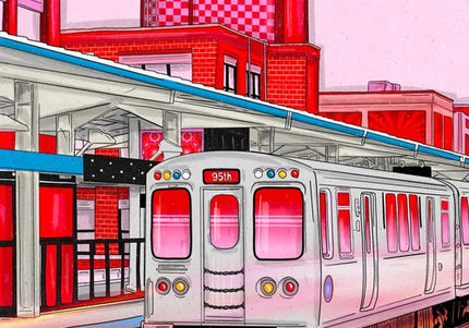 Red Line 11x14 Print