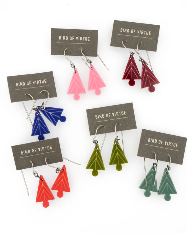 Mini Christmas Tree Earrings