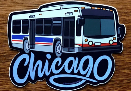 Chicago Bus Transit Sticker