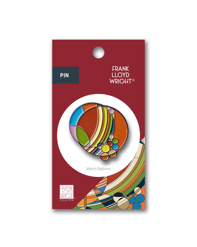 Enamel Pin - March Balloons FLW
