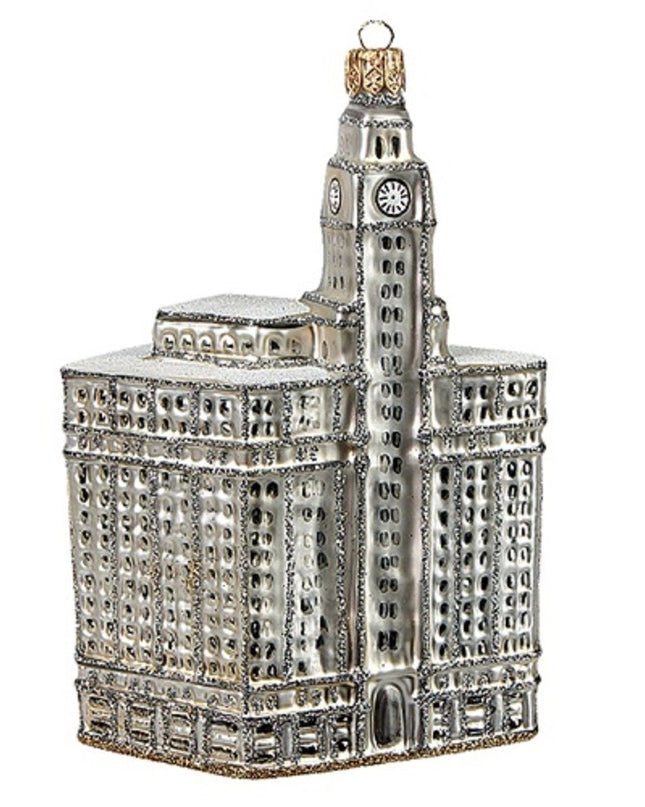 Wrigley Building Glass Ornament