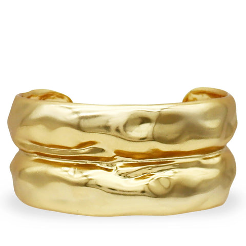 Bubble Textured Two Row Cuff