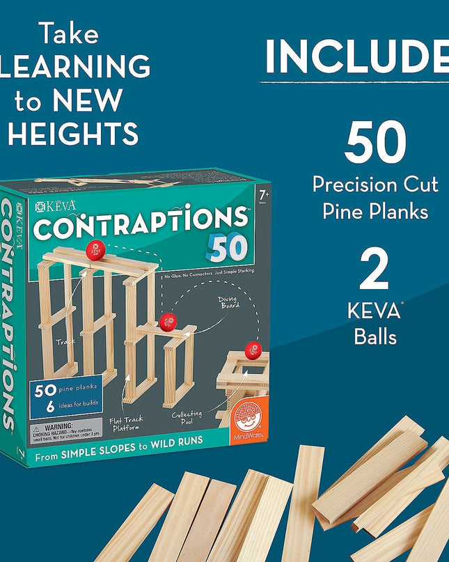 Keva Contraptions 50 Piece Set