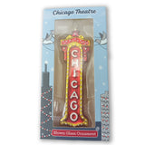 Chicago Theatre Blown Glass Ornament