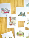 Chicago Watercolor Postcard Pack
