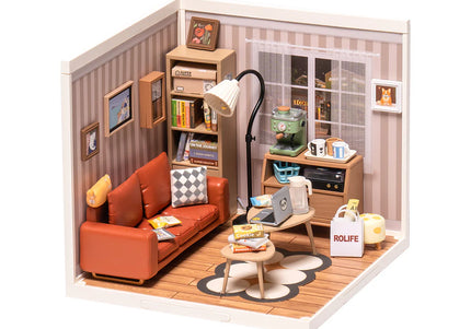 DIY Cozy Living Lounge Miniature House