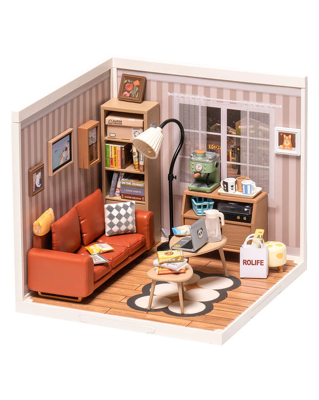 DIY Cozy Living Lounge Miniature House