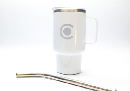 CAC Mini Steel Tumbler Shot White