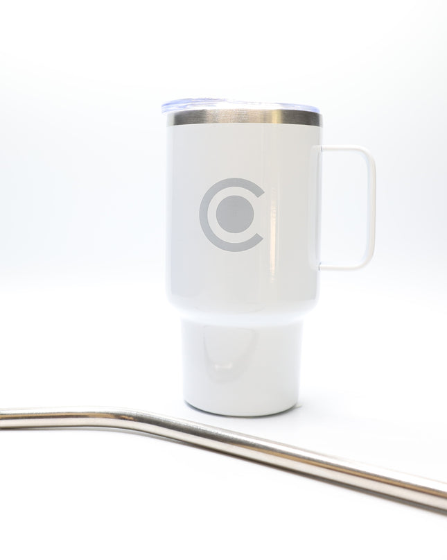 CAC Mini Steel Tumbler Shot White