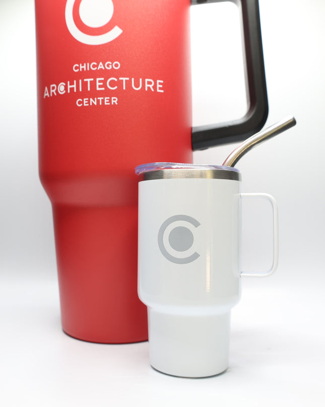 CAC Mini Steel Tumbler Shot White