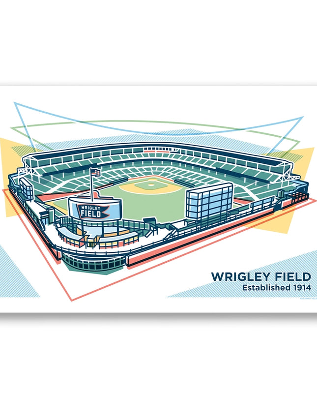 Wrigley Field Print 11" X 17"