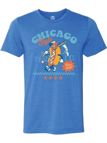 Chicago Style Baseball Tee