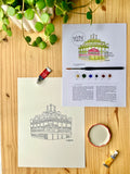 Wrigley Field - Watercolor DIY Kit