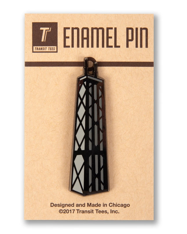Signature Tower Enamel Pin