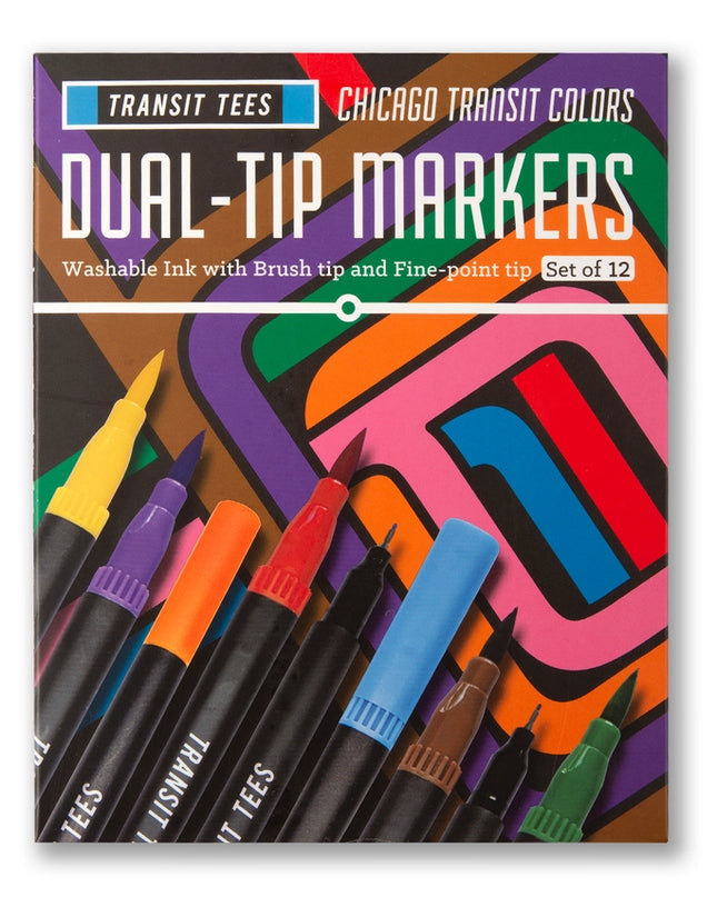 Transit Tees Dual Tip Markers