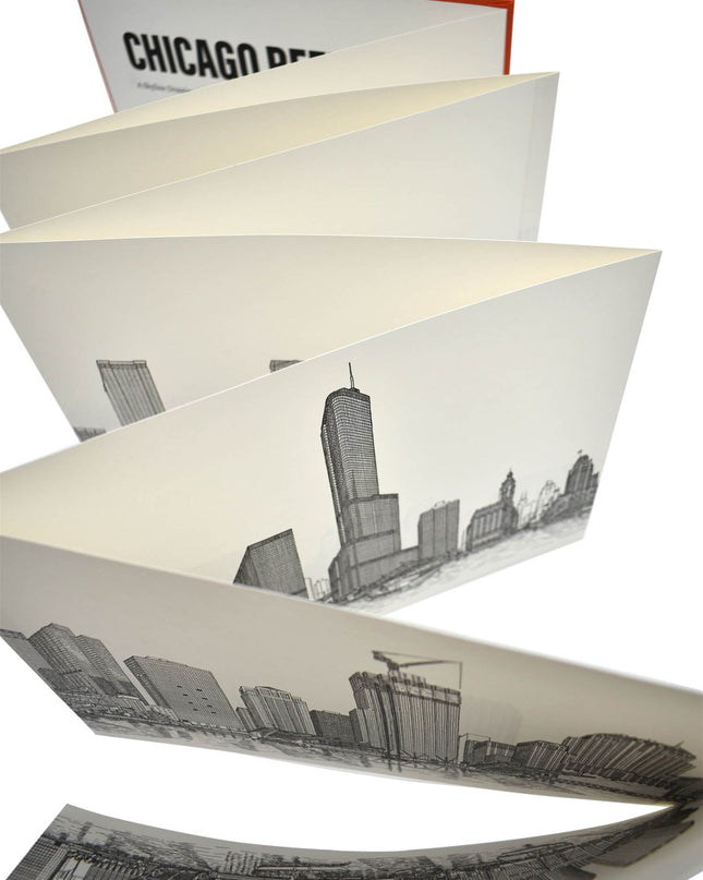 Chicago Reflected: A Skyline Drawing from the Chicago River