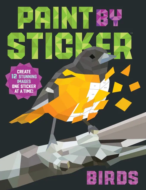 Paint By Sticker: Birds