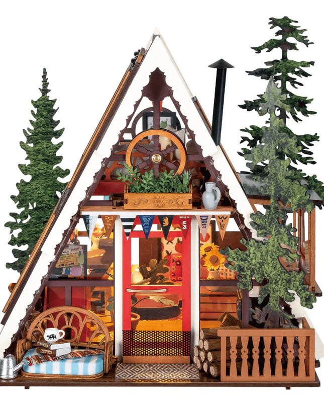 DIY A-Frame Cabin Miniature House