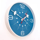 About Dot Time Wall Clock Blue