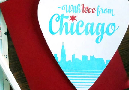 With Love from Chicago Greeting Card