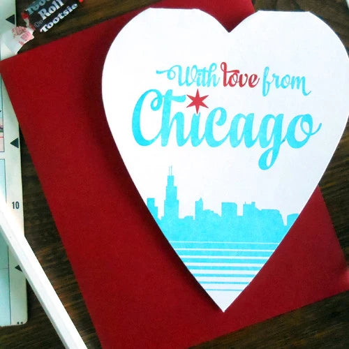 With Love from Chicago Greeting Card