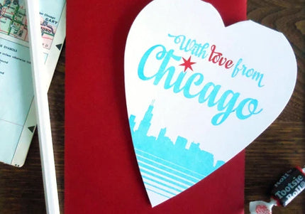 With Love from Chicago Greeting Card
