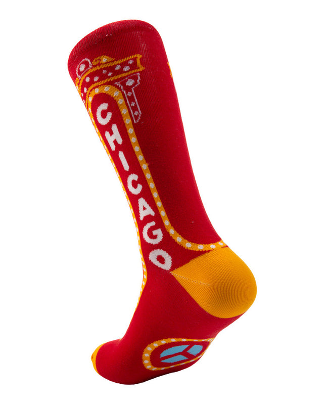 Chicago Theater Dress Socks