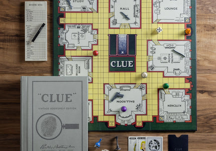 Clue Vintage Bookshelf Board Game
