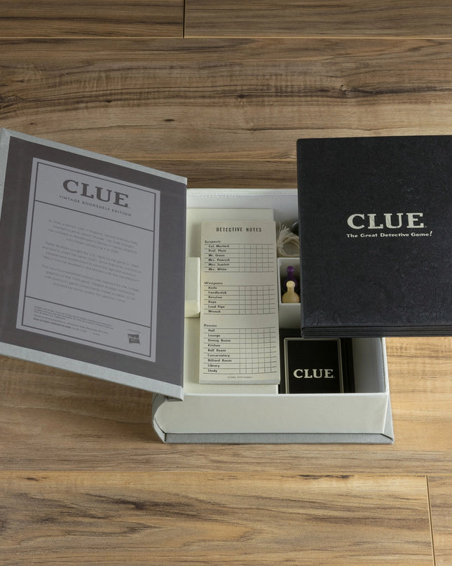 Clue Vintage Bookshelf Board Game