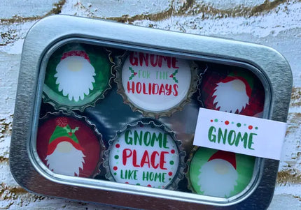 Gnomes Christmas Magnets