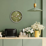 About Dot Time Wall Clock Green