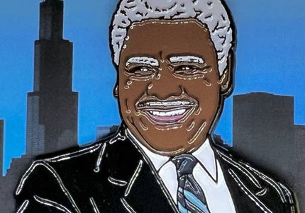 Harold Washington Enamel Pin