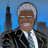 Harold Washington Enamel Pin