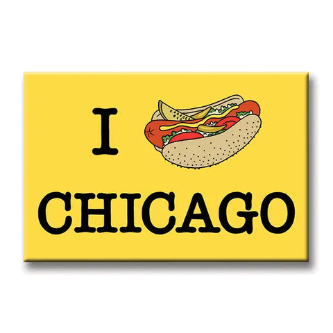 Chicago Hot Dog Magnet