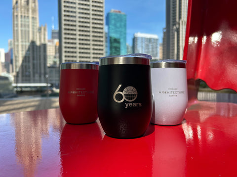 CAC 60th Anniversary Wine Tumbler- BLACK