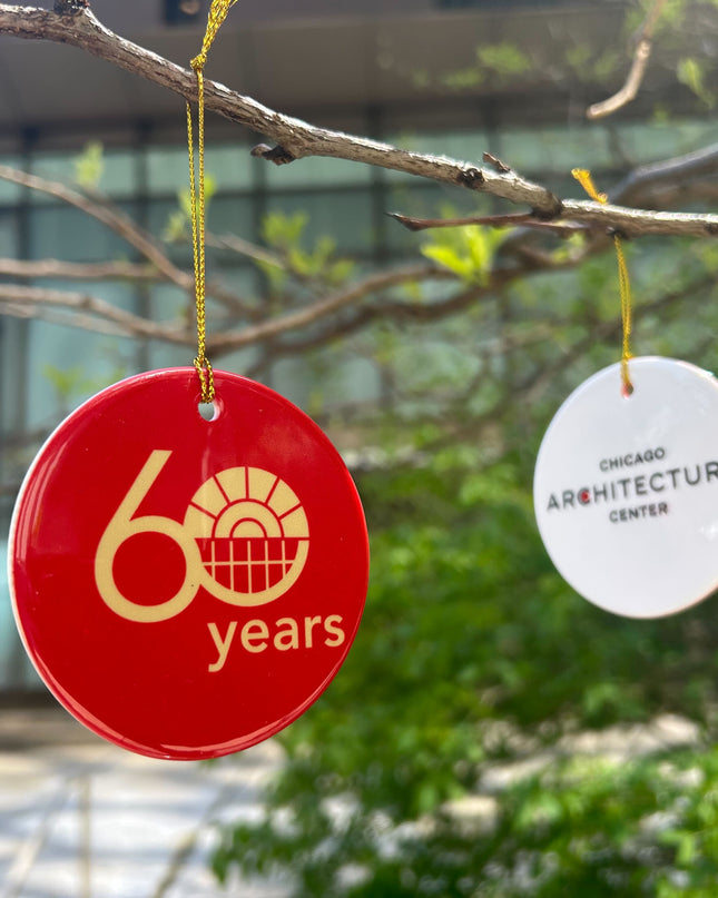 CAC 60th Anniversary Ceramic Ornament
