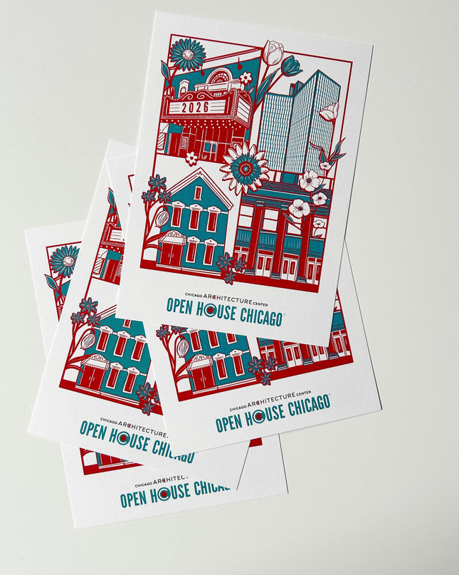Open House Chicago 2026 Postcard