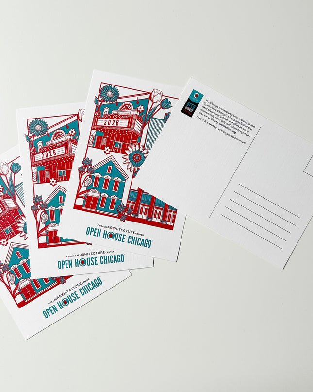 Open House Chicago 2026 Postcard