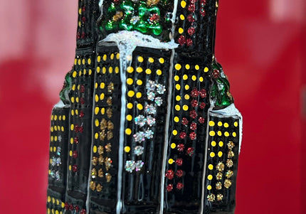 Willis Tower Glass Ornament