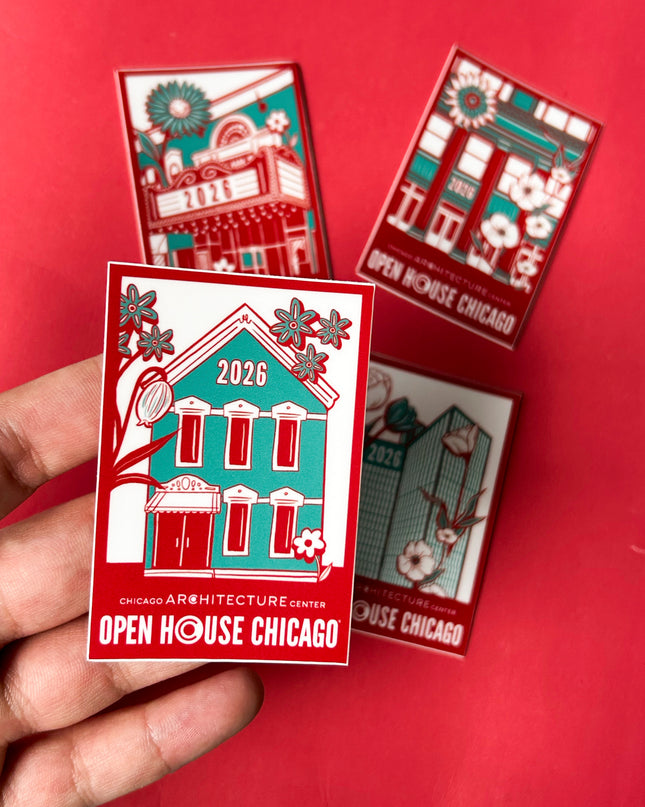 Open House Chicago 2026 Assorted Sticker